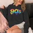 90s Retro Pop Art Rainbow Lips Nostalgia Costume 90s Unisex Hoodie 90s Retro Pop Art Rainbow Lips Nostalgia Costume 90s Unisex Hoodie