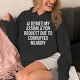 AI Assimilation Rejection Corrupted Memory Quote Unisex Hoodie AI Assimilation Rejection Corrupted Memory Quote Unisex Hoodie