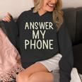 Answer My Phone I Introvert Unisex Hoodie Answer My Phone I Introvert Unisex Hoodie