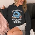 Anti-Social Club Homebody Introvert Hibernate Hermit Shyness Unisex Hoodie