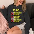 Bachelors Masters Doctorate Degree DR PHD Graduation Unisex Hoodie