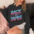 Back To Tapes Retro Cassette Mixtape 80s Nostalgia Unisex Hoodie Back To Tapes Retro Cassette Mixtape 80s Nostalgia Unisex Hoodie