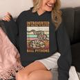 Ball Python Snake Introvert Ball Python Unisex Hoodie