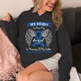 Blue Ribbon In Memory Of My Sister Colon Cancer Awareness Unisex Hoodie