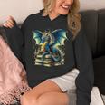 Book Lover Reading Fantasy Dragon Unisex Hoodie