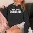 Books Coffee Coloring Unisex Hoodie