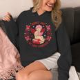 Books Are My Love Language Cupid Reading Book Valentines Day Unisex Hoodie