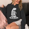 Burrow Prairie Dog Word Art Introvert Nature Retreat Men Women Kids Unisex Hoodie Burrow Prairie Dog Word Art Introvert Nature Retreat Men Women Kids Unisex Hoodie