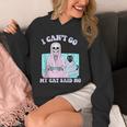 I Can't Go My Cat Said No Introvert Anxiety Cat Lover Unisex Hoodie I Can't Go My Cat Said No Introvert Anxiety Cat Lover Unisex Hoodie