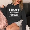 I Can't People Today Anti-Social Introvert Unisex Hoodie