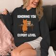 Cat Ignoring You Expert Level Orange Tabby Introvert Unisex Hoodie Cat Ignoring You Expert Level Orange Tabby Introvert Unisex Hoodie