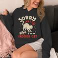 Cat Lover Sorry Cant Go Im An Indoor Introvert Cat Mom Unisex Hoodie Cat Lover Sorry Cant Go Im An Indoor Introvert Cat Mom Unisex Hoodie