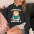 Cat Reading Books Bookworm Read One More Chapter Unisex Hoodie Cat Reading Books Bookworm Read One More Chapter Unisex Hoodie