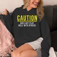 Caution Does Not Play Well With Others Introvert Unisex Hoodie Caution Does Not Play Well With Others Introvert Unisex Hoodie