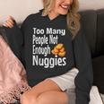 Chicken Nugget Saying Introvert Nuggie Foodie Food Unisex Hoodie