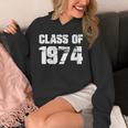 Class Of 1974 High School College Graduation Reunion Unisex Hoodie