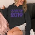 Class Of 2019 High School Graduation Purple Senior Unisex Hoodie