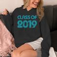 Class Of 2019 High School Graduation Teal Senior Unisex Hoodie