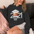 Class 2021 Graduation Senior Basketball Player Unisex Hoodie