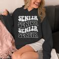 Class Of 2024 High School Senior Graduation Groovy Wave Unisex Hoodie