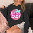 Class Of 2024 Senior Pink Retro Classic Girl Grad Graduation Unisex Hoodie