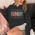 Class Of 2025 Senior 2025 Graduation Leopard Retro Rainbow Unisex Hoodie