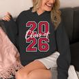 Class Of 2026 Graduation Red With Varsity Letters Unisex Hoodie