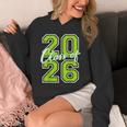 Class Of 2026 Graduation Varsity Lime Green Letters Unisex Hoodie