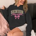 Class Of 2026 Pink Coquette Bow Senior Graduation Unisex Hoodie