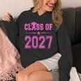 Class Of 2027 Pink Girls Shirt Graduation Unisex Hoodie