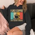 I Like Coffee And Maybe 3 People Introvert Anti-Social Unisex Hoodie