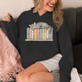 Cute Cat Sleeping On Books Unisex Hoodie Cute Cat Sleeping On Books Unisex Hoodie