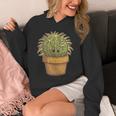Cute Golden Barrel Cactus Introvert Distressed Unisex Hoodie Cute Golden Barrel Cactus Introvert Distressed Unisex Hoodie