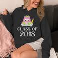 Cute Pink School Owl Class Of 2018 Graduation Unisex Hoodie