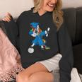 Dabbing Graduation Class 2023 Unicorn Volleyball Unisex Hoodie