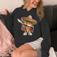 Dabbing Mexican Pizza Dance Food Lover Graduation Unisex Hoodie