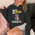 Dinosaur Graduation Cap Gown 3rd Grade Graduate Nailed It Unisex Hoodie