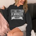 Doctor & Degree Quotes PhD Graduation Short Sleeve Classic Fit T-Shirt Humorous Doctorate Small Unisex Hoodie