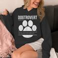 Dogtrovert Definition Introvert Dog Lover For Men Women Girls Kids Unisex Hoodie