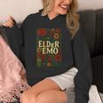 Elder Emo Floral Gothic Vintage Nostalgia Unisex Hoodie Elder Emo Floral Gothic Vintage Nostalgia Unisex Hoodie