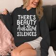 Embracing Awkward Silences Introvert Humor Antisocial Unisex Hoodie