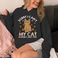 Excuse For Introverts My Cat Doesnt Like You Cat Unisex Hoodie