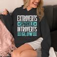 Extroverts Sparkle Introverts Glow Introvert Unisex Hoodie