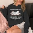 Felinetrovert Definition Cat Lover Introvert Humor Cats Unisex Hoodie