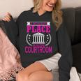 Female Lawyer Women Law Student Graduation Bar Exam Unisex Hoodie