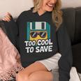 Floppy Disk Retro Tech Nostalgia Old School Computing Humor Unisex Hoodie