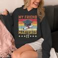 My Friend Mastered It Master's Degree Graduation Vintage Unisex Hoodie