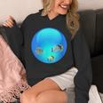 Frutiger Aero Aesthetic Tech Orb Fishes Unisex Hoodie Frutiger Aero Aesthetic Tech Orb Fishes Unisex Hoodie