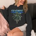 Frutiger Aero Palm Tree Y2k Aesthetic 2000s Trend Unisex Hoodie