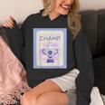 Fun Cute Introvert Cat Character Trophy For Men Women Unisex Hoodie